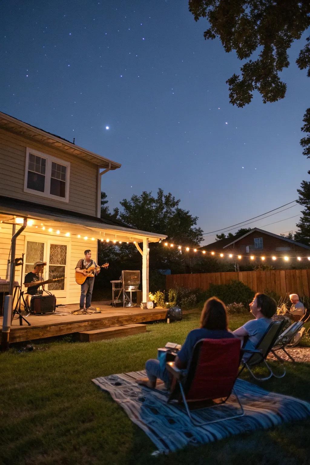 Live music adds energy and excitement to any celebration.