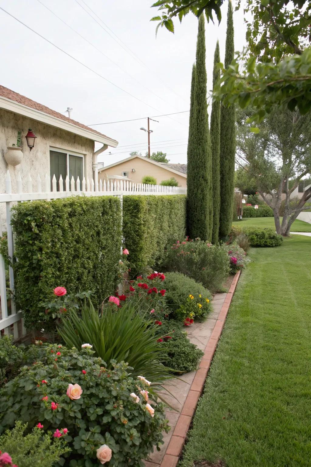 Fashion a secluded oasis via exuberant, elevated verdure.