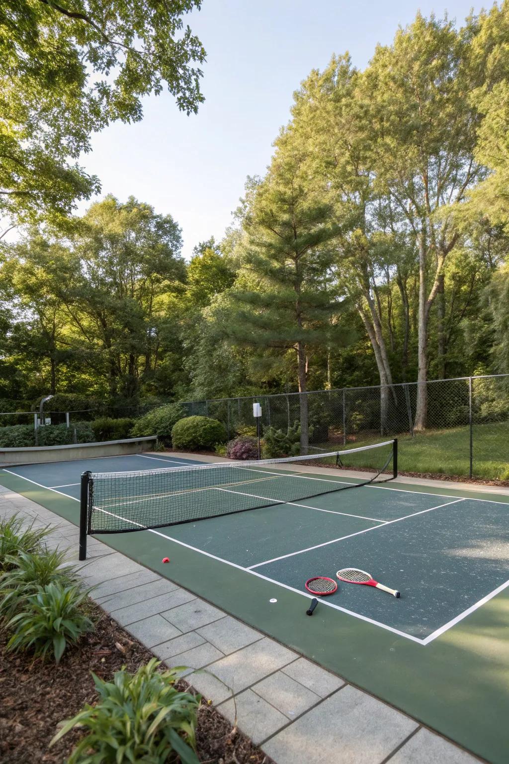 With your own backyard court, dive into the pickleball craze.