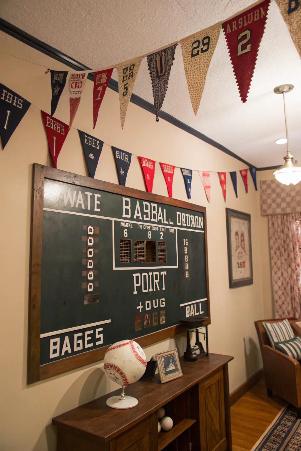 Infuse character with vintage rounders memorabilia.
