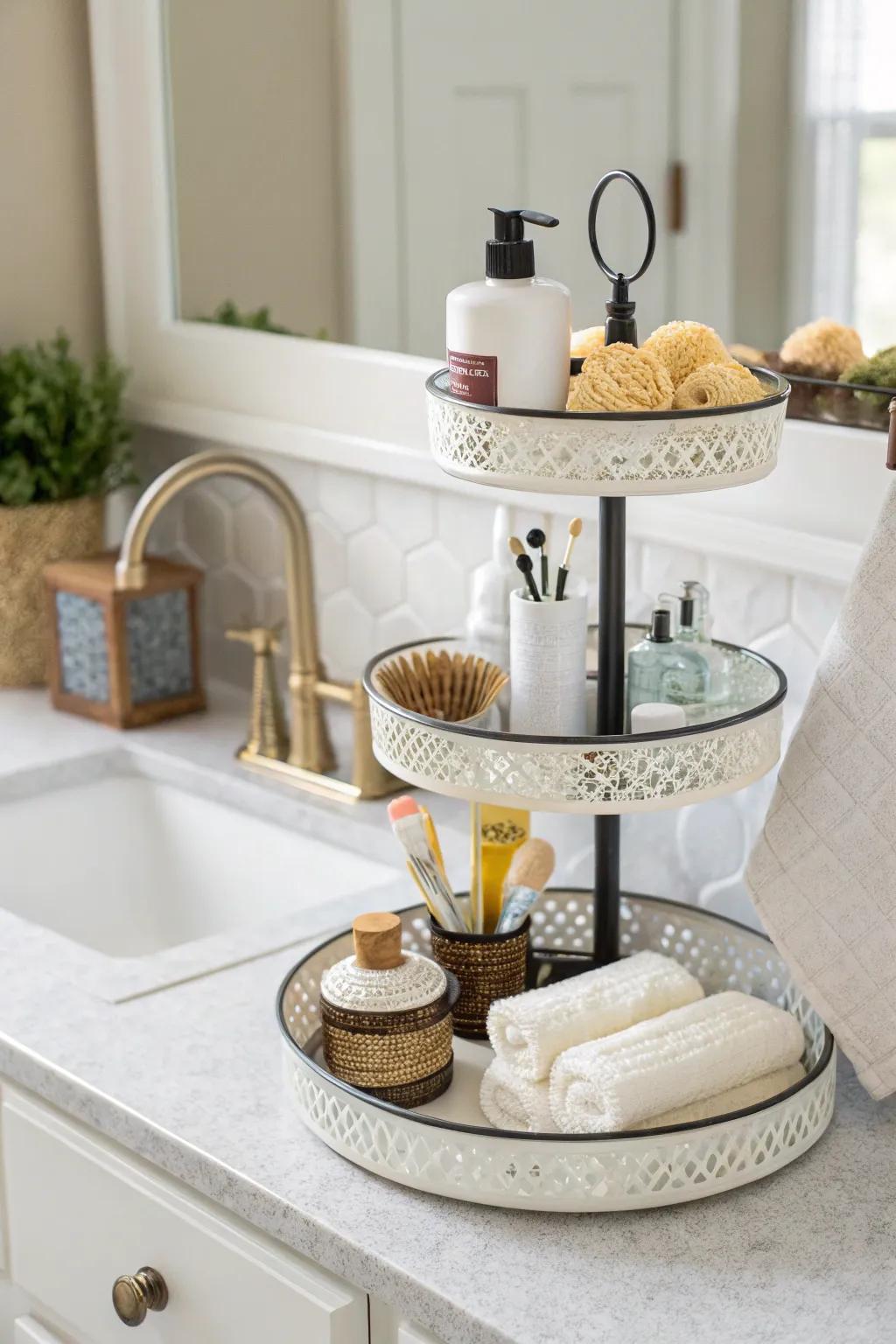 Efficient design utilizing the vertical dimension.