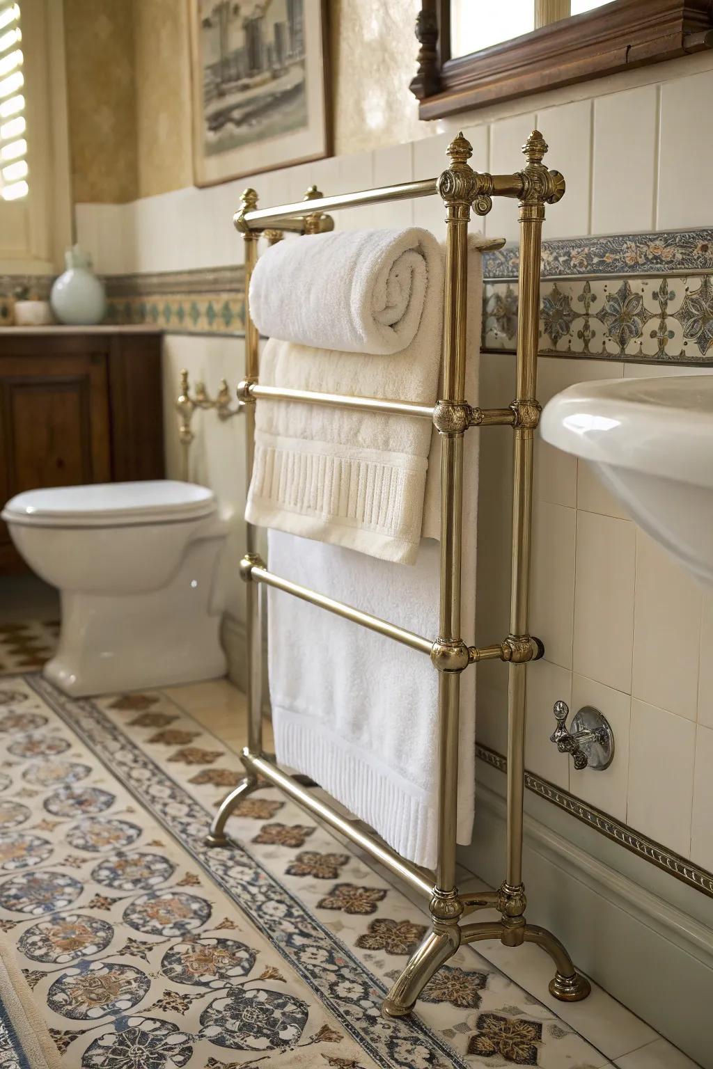 Vintage rails contribute persona and charm to your domicile.