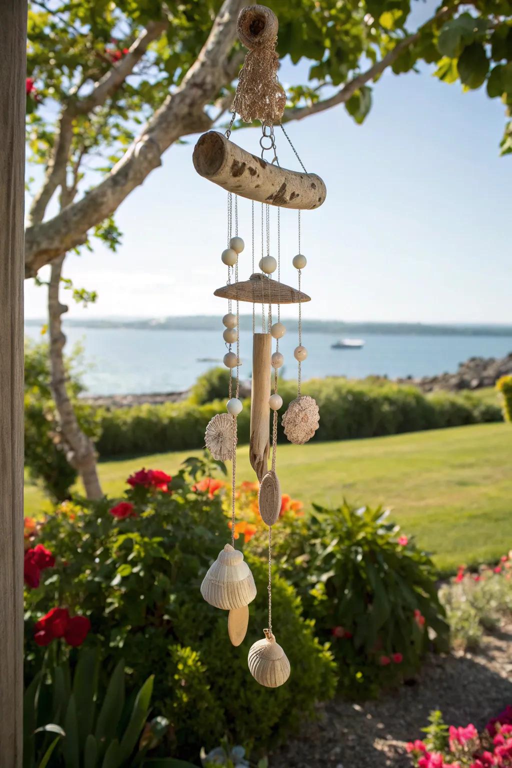 Let the gentle melodies of coastal sound decorations enhance your outdoor space.