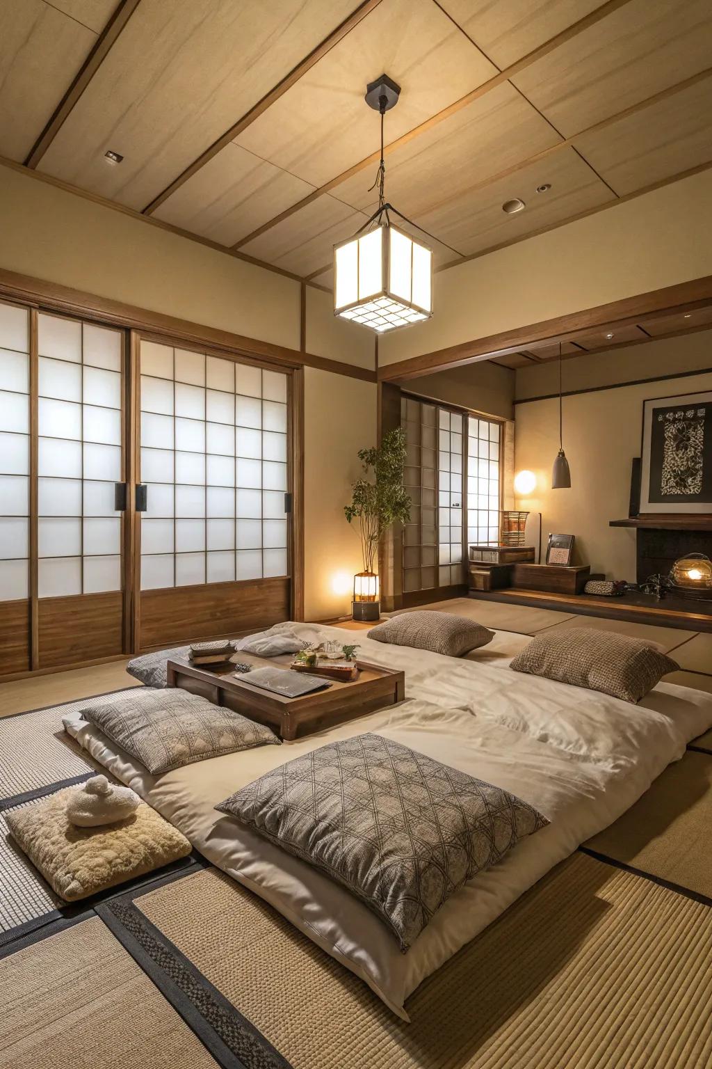 Maintain aesthetic balance by opting for furniture that’s low to the ground.