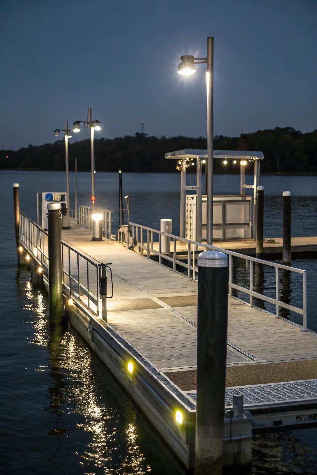 Motion-sensing lamps extend ease and security, activating solely when indispensable.