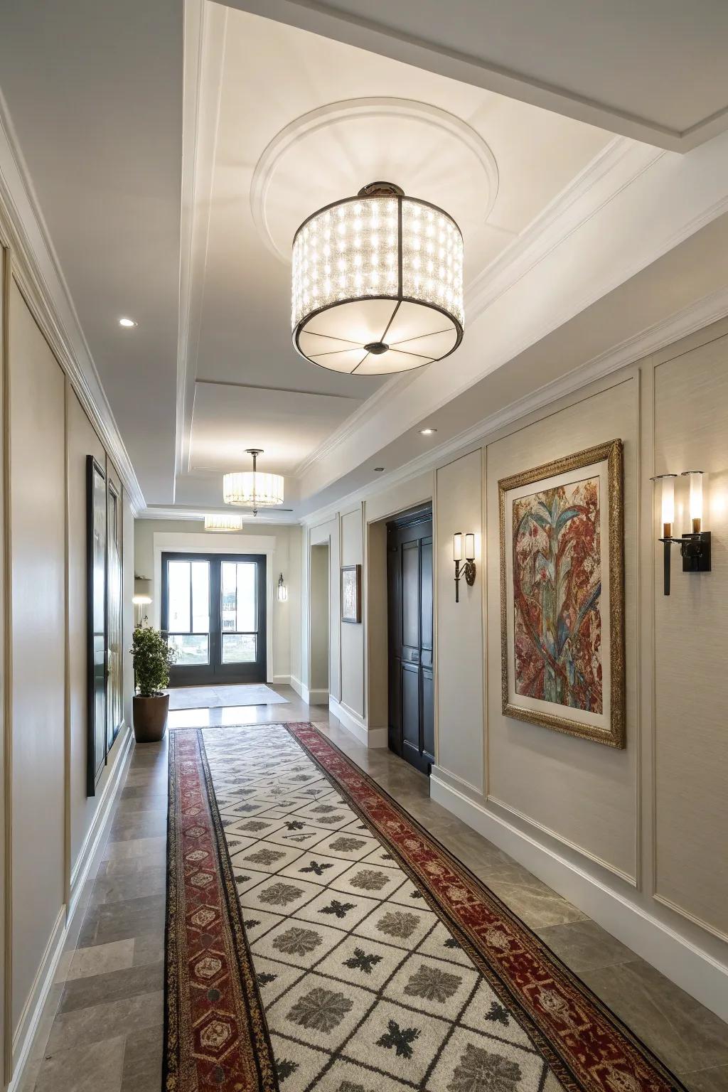 Direct mount fixtures are excellent for limited ceiling spaces.