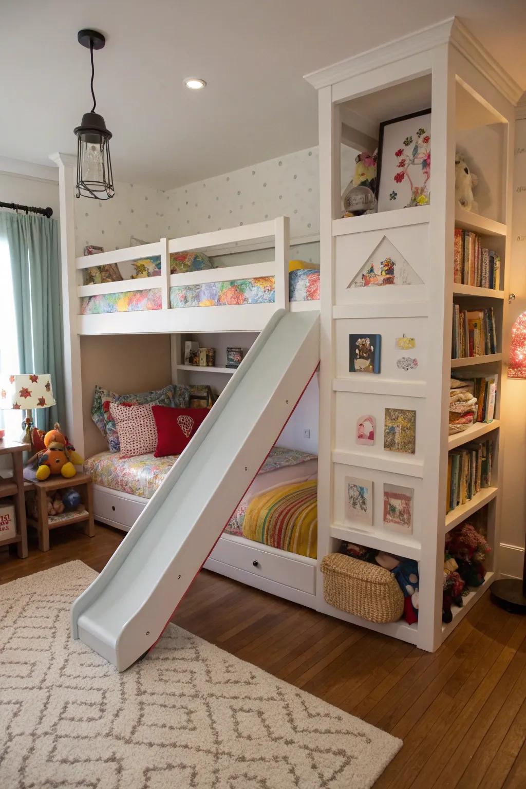 Marrying fun with function: a slide for the adventurous.