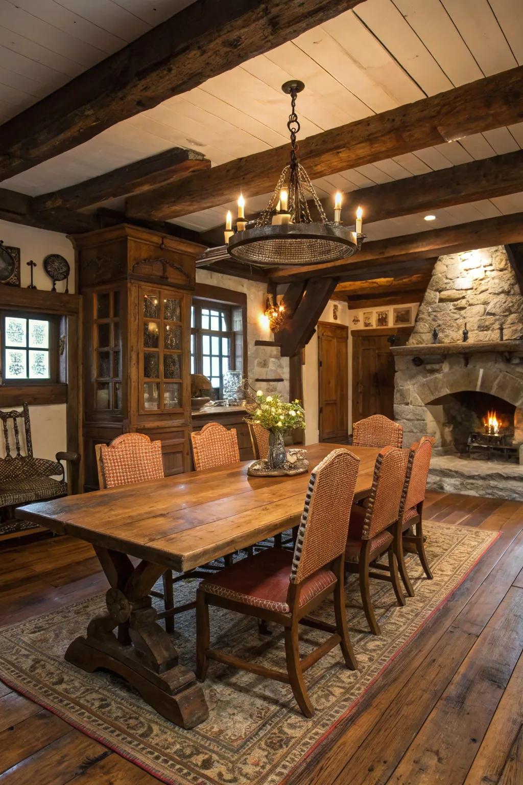 Reclaimed wood floors infuse your home with history and individuality.