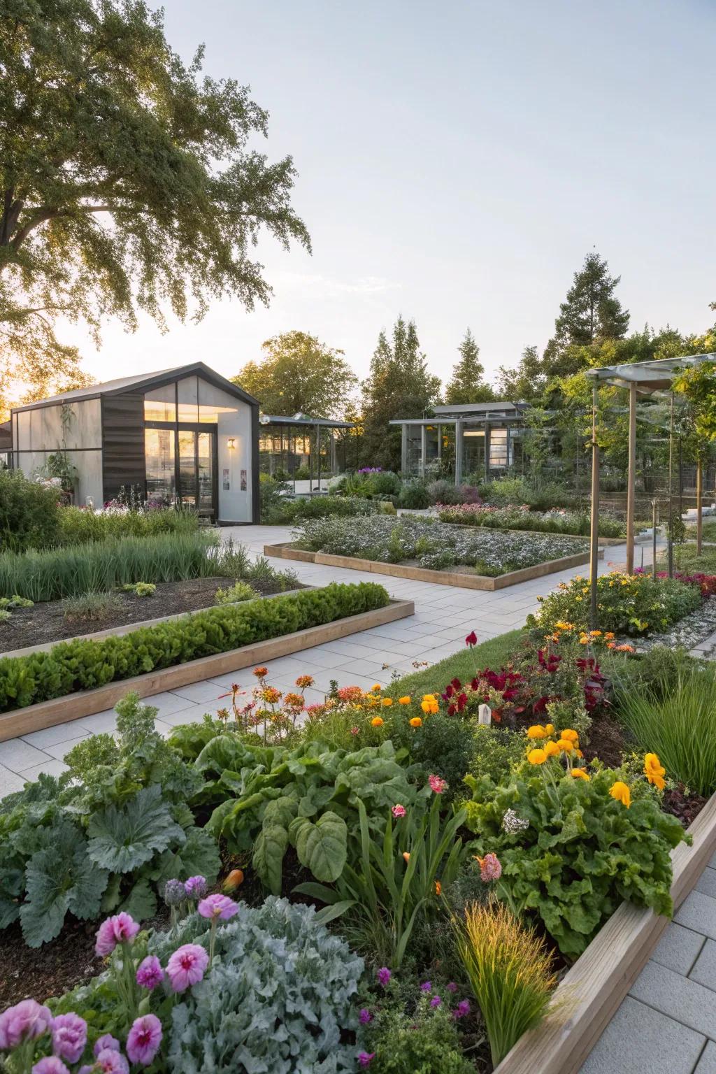 Edible plants add utility and delight.