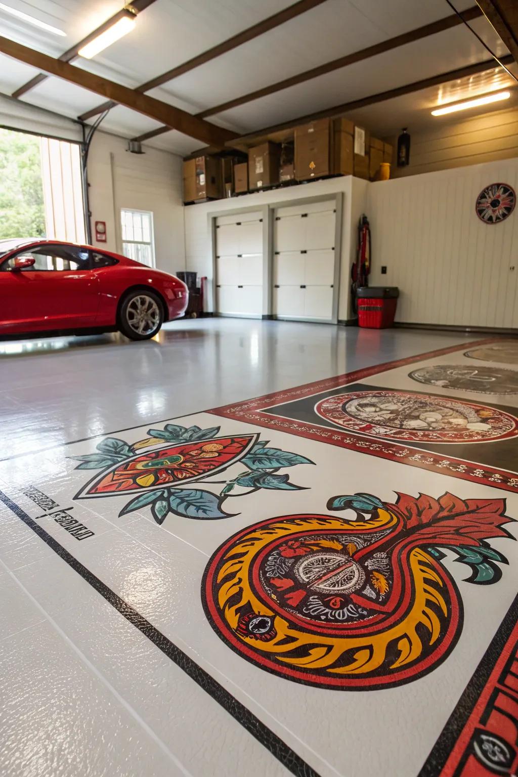 Custom vinyl prints offer a personal touch and vibrant design.