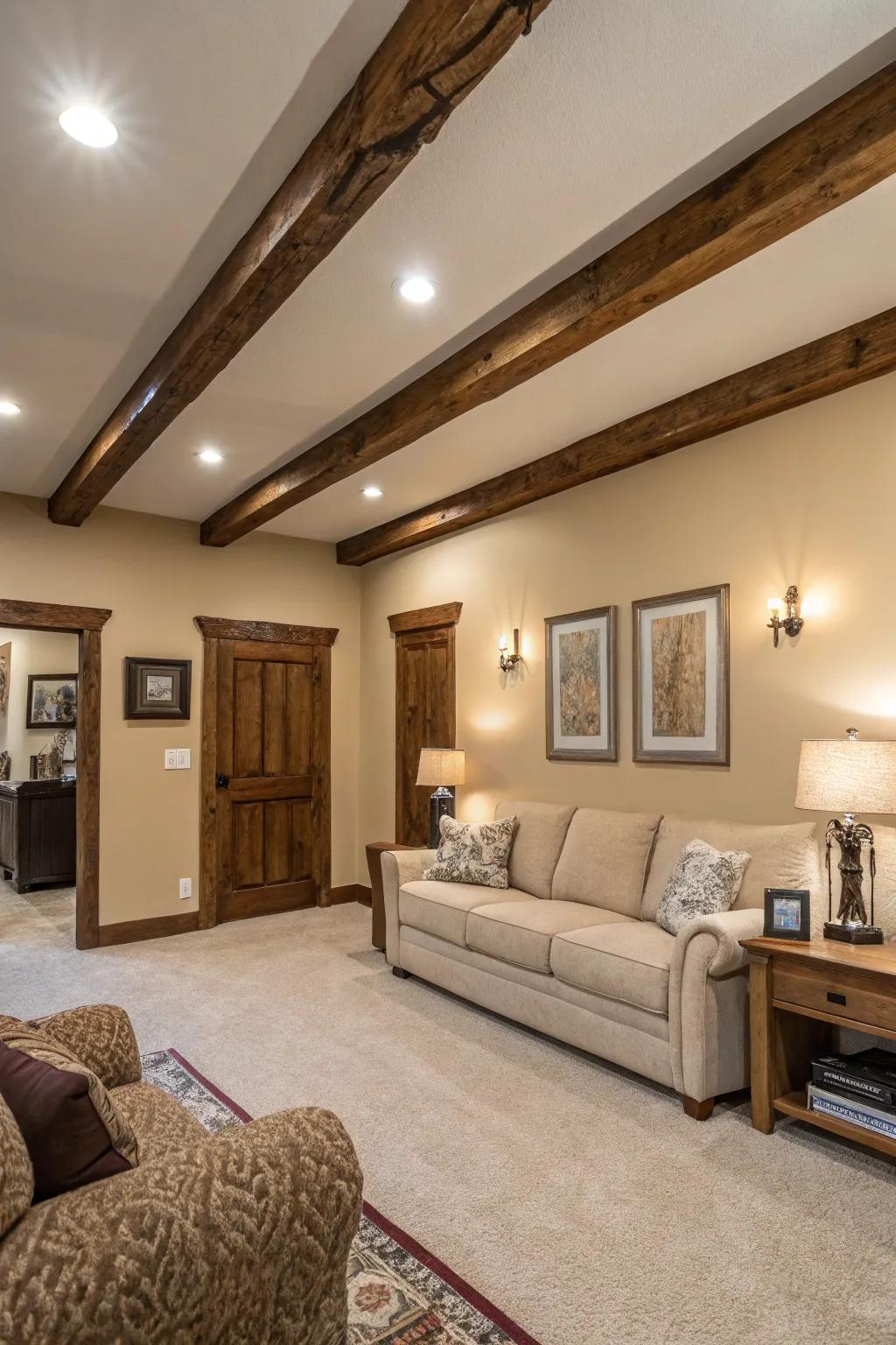 Structural characteristics add personality.