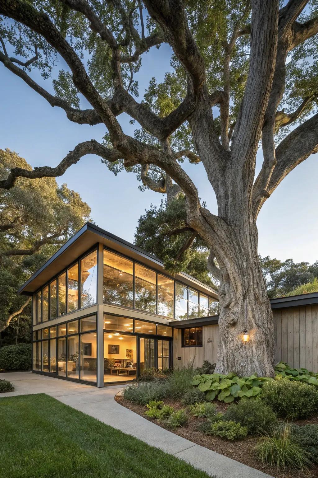 A residence that embraces organic traits as indispensable components of its design.