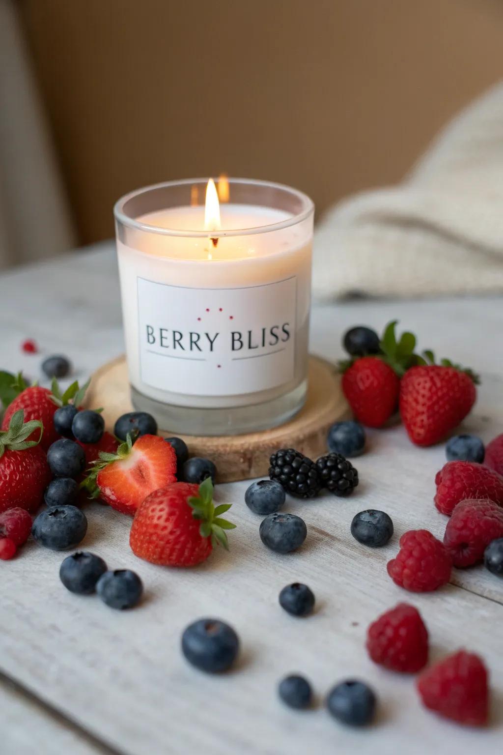 Fruity Joy Candle for a Sweet Touch