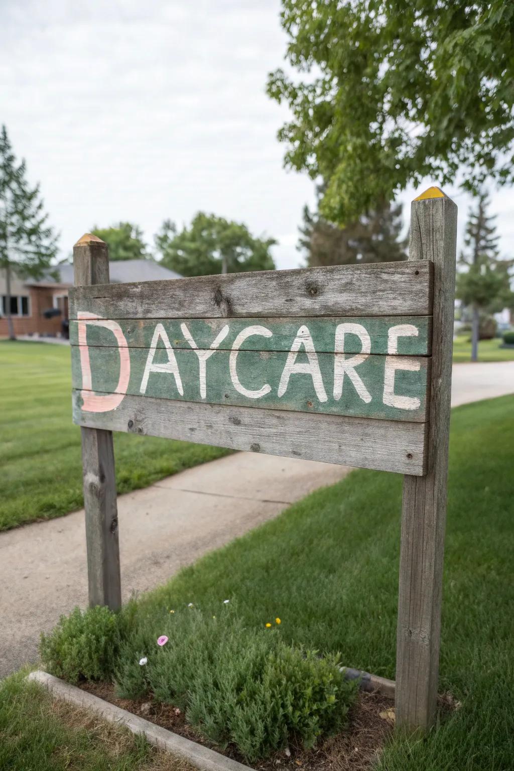 Eco-friendly elements make this daycare marker both sustainable and stylish.