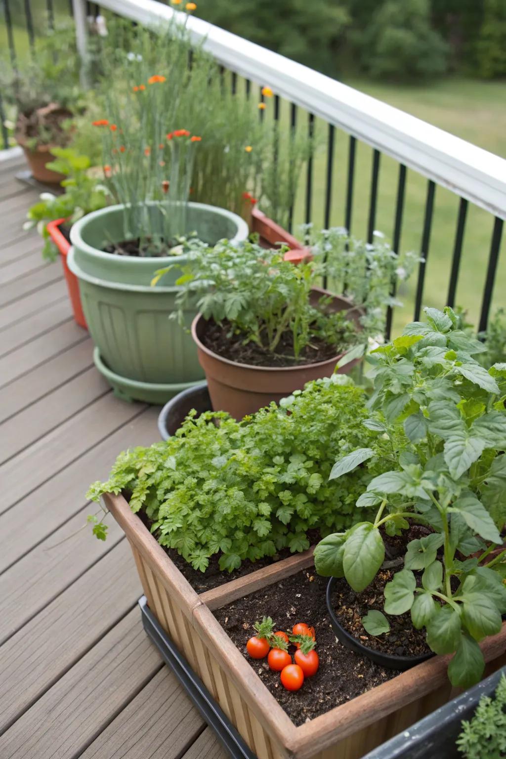Edible sanctuaries infuse function and flavor to your deck.