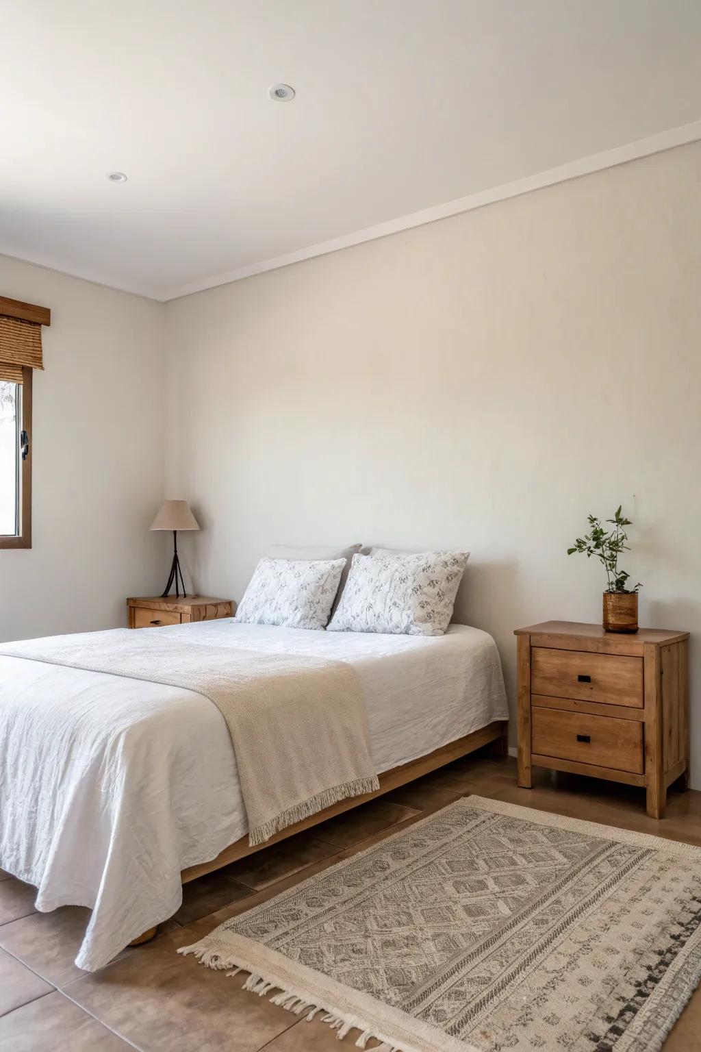 Negative space can give rise to a serene and orderly atmosphere.