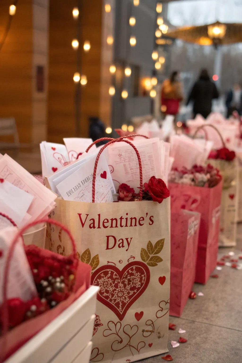 Imprinted affection epistles for a fragment of sentimentality.