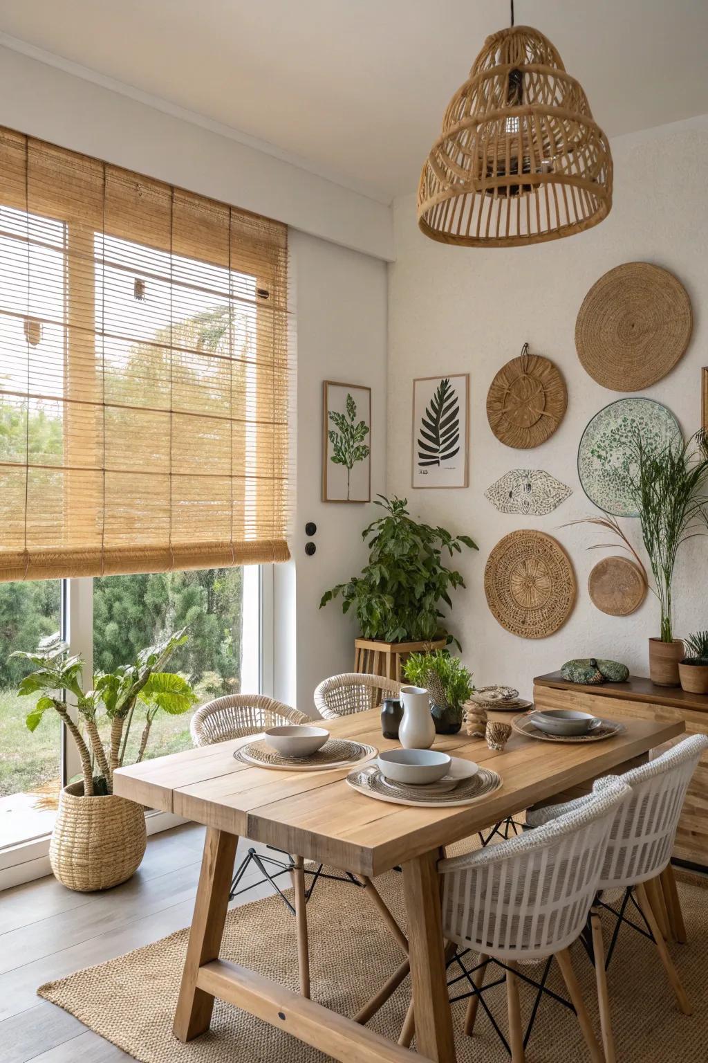 For a sustainable design, choose materials that are ecologically friendly.