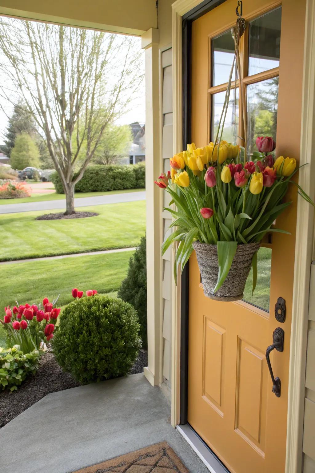 A tulip showcase presents a revitalizing and elegant Easter welcome.