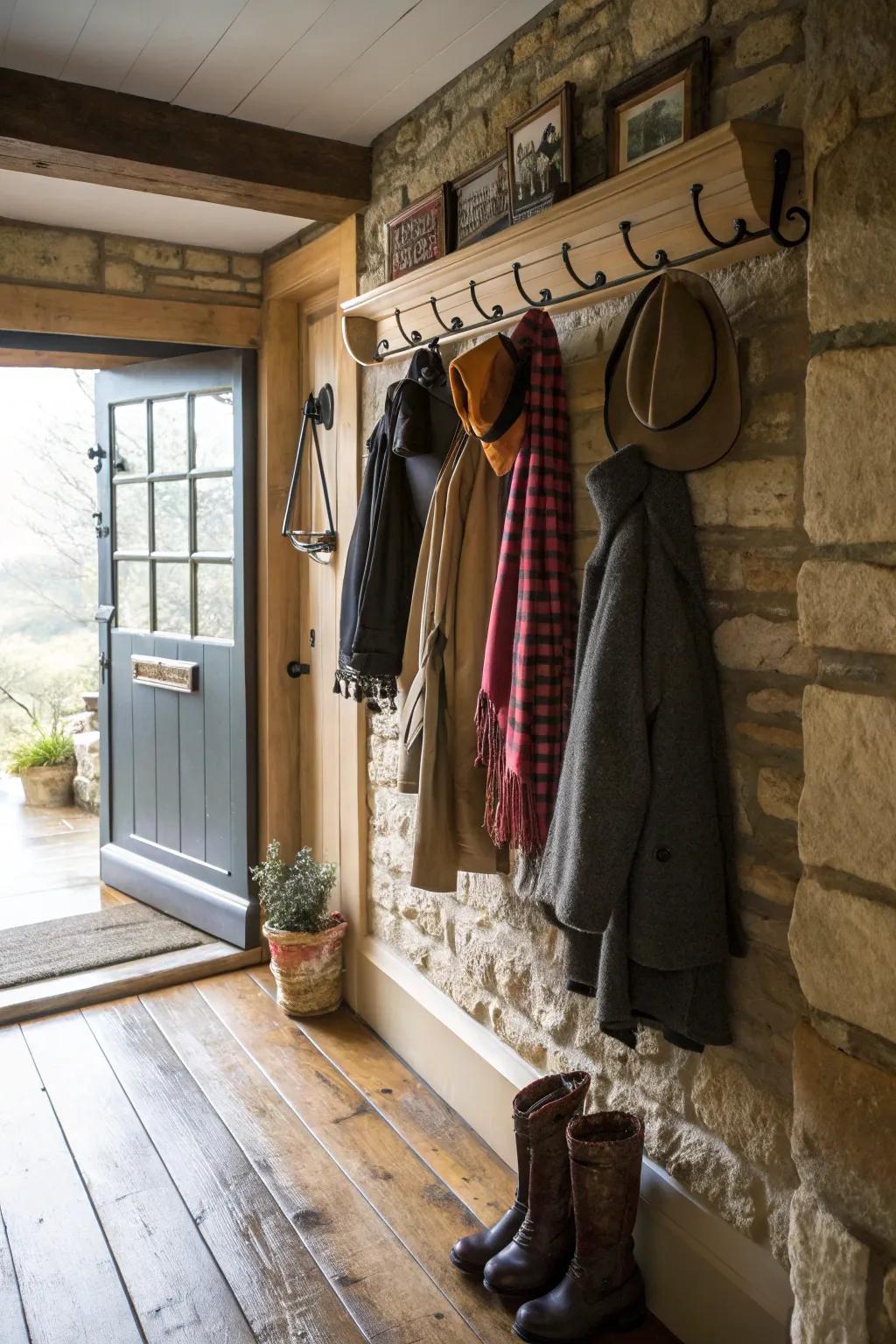 Functional and stylish shelves for organizing.