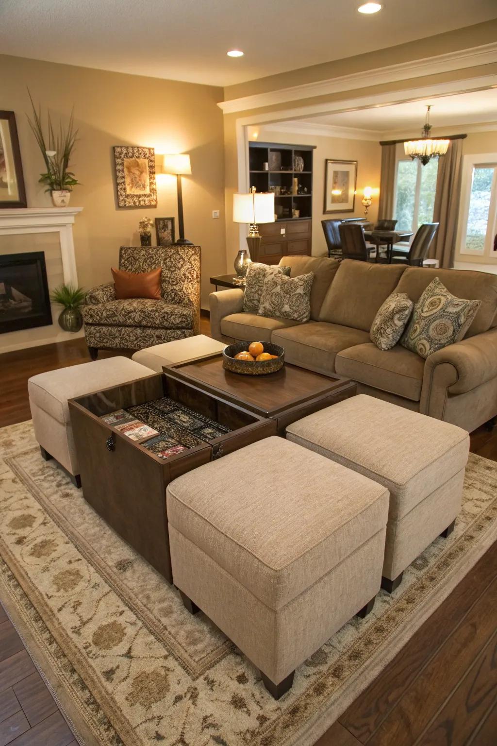 Furniture with many applications.