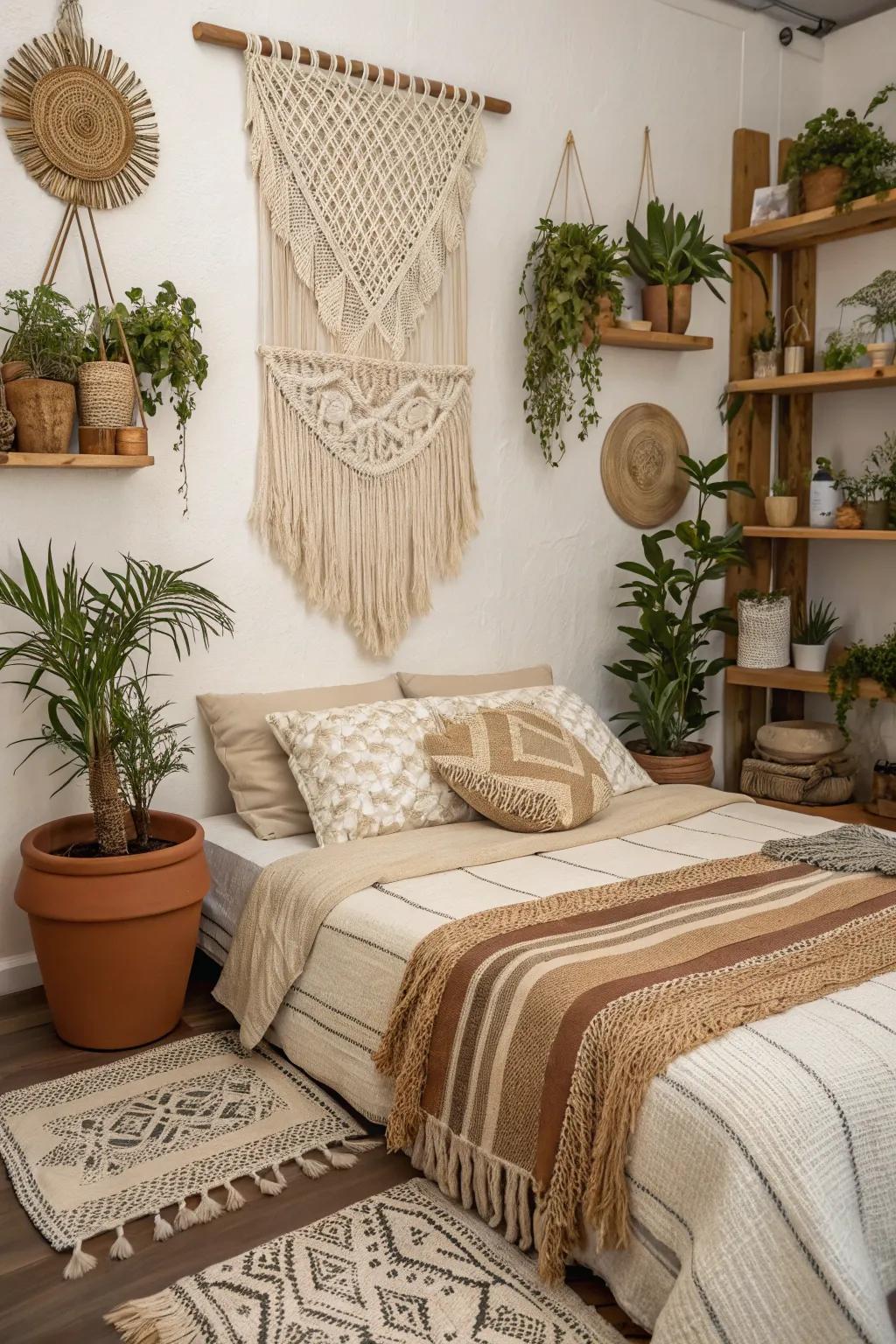 Free-spirited elegance contributing a relaxed and chic vibe.