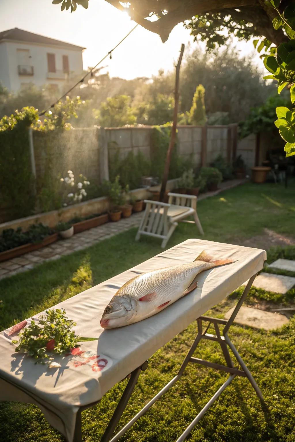 A light and airy workspace makes cleaning nicer.