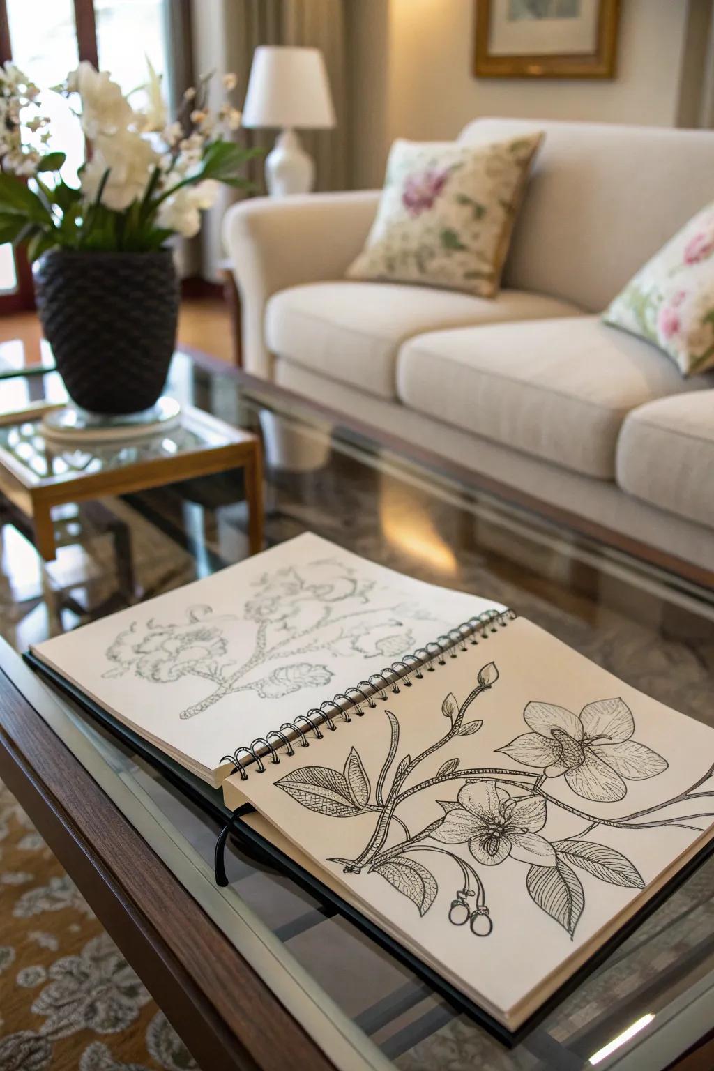 Refined orchids introduce exotic allure and sophistication.