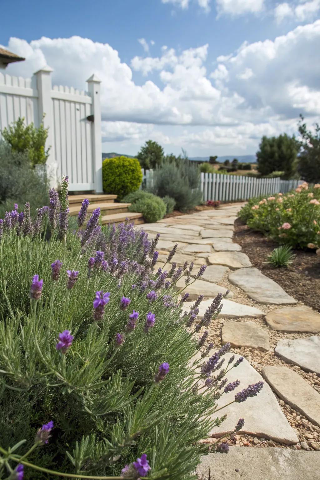 Mediterranean herbs fill xeriscapes with wonderful fragrances.