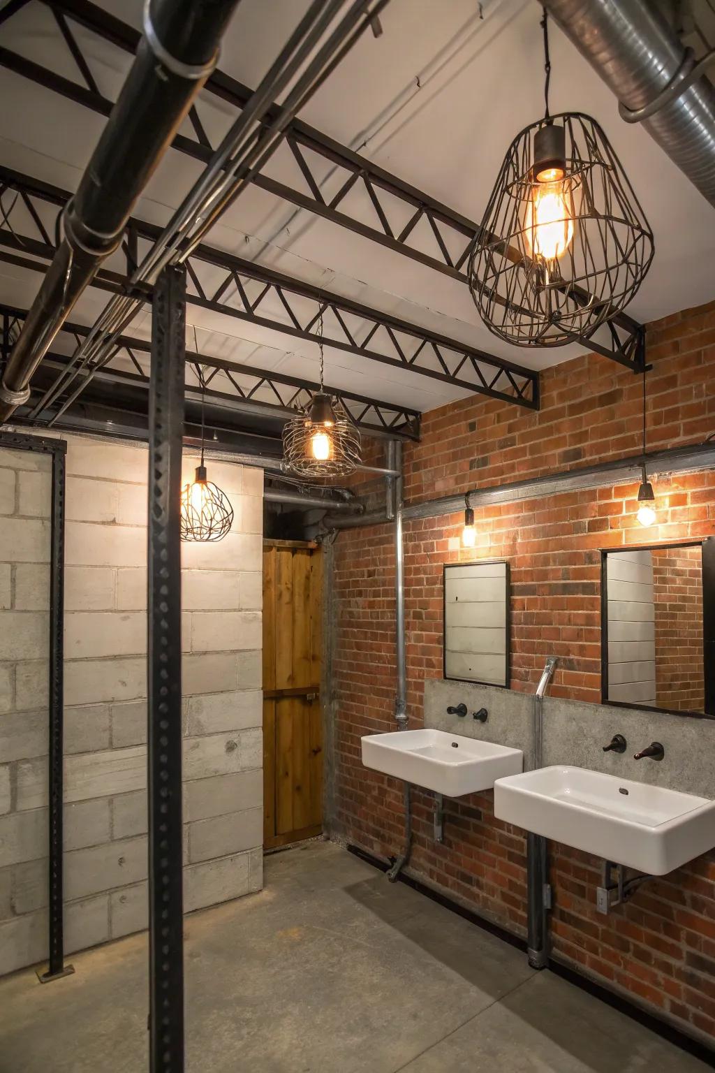 Creative lighting enriches your bathroom's character and elevates the ambiance.