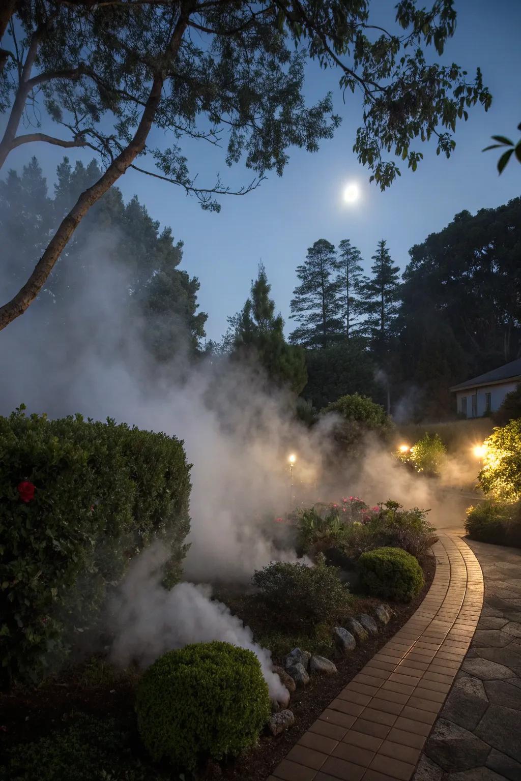 Mist generators inject an extra dimension of spookiness into your decorations.