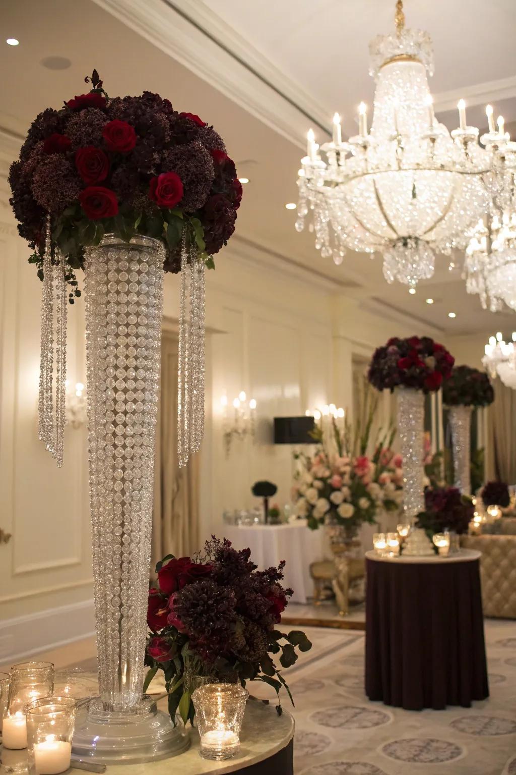 Achieve eerie panache with sophisticated Halloween decor.