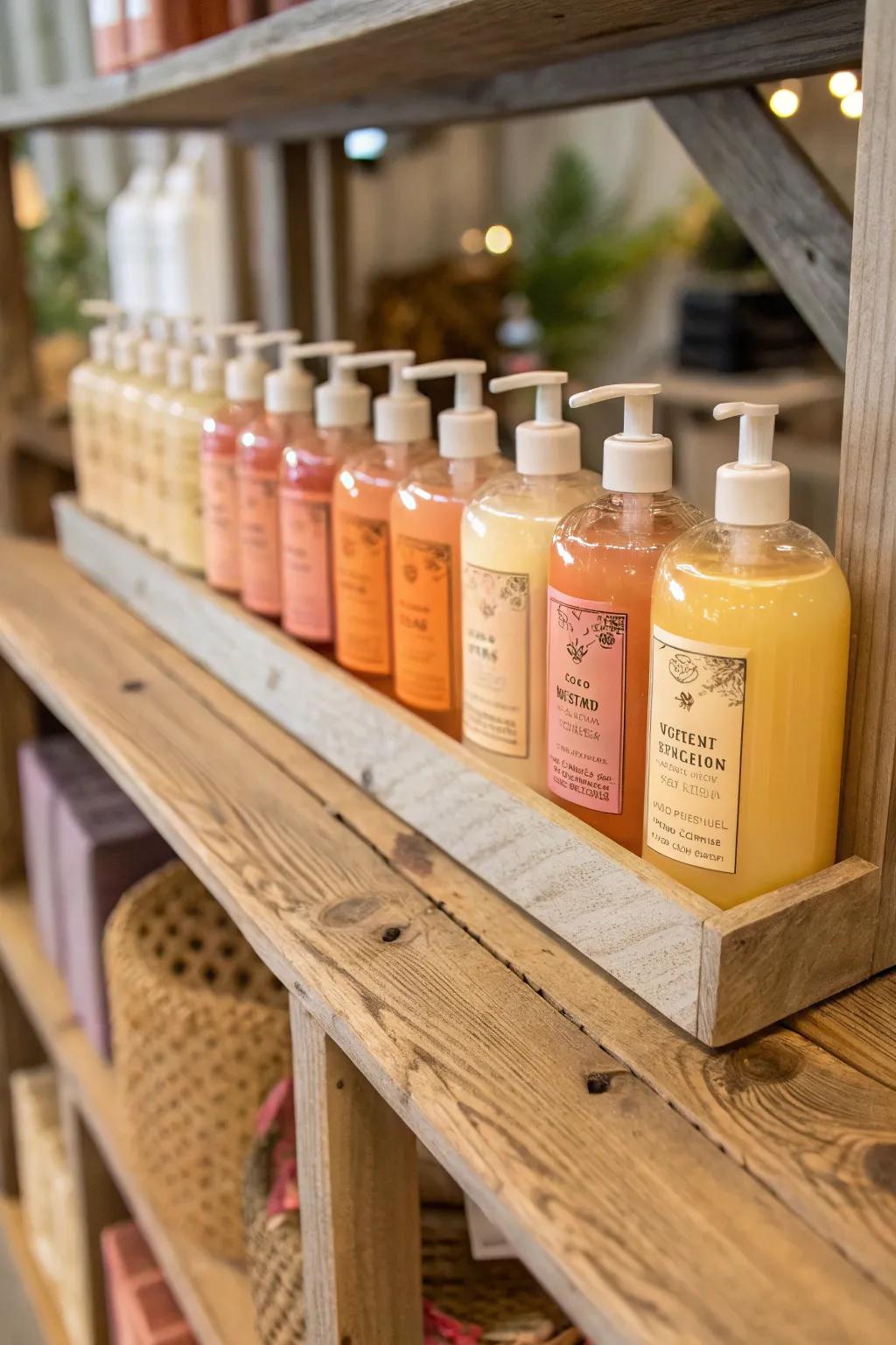 Seasonally inspired hand cleansers for gifting.