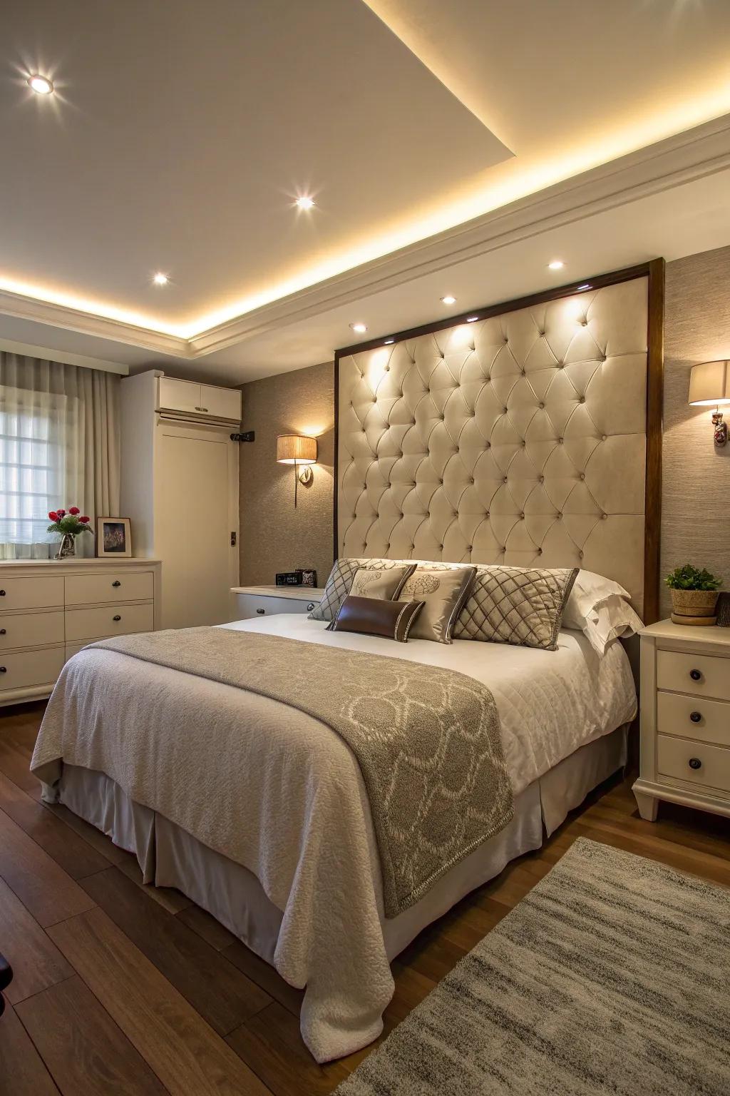 Inset lighting has a smooth and subtle design.