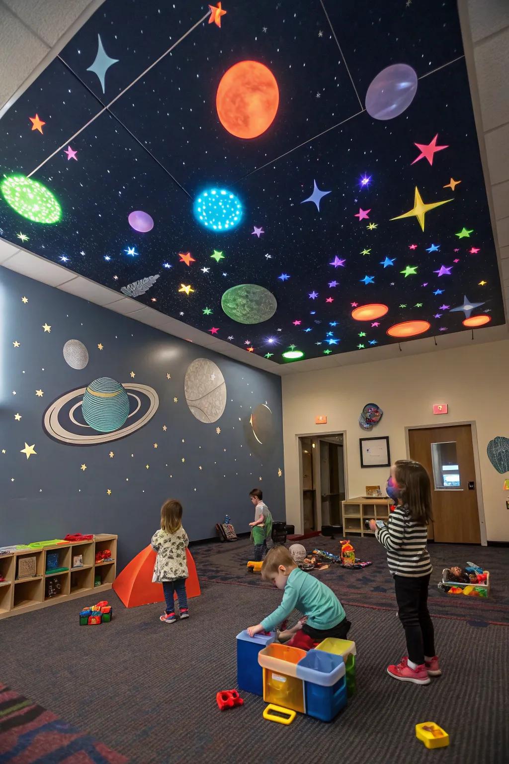 Themed décor can ignite children's imagination and enhance interaction.