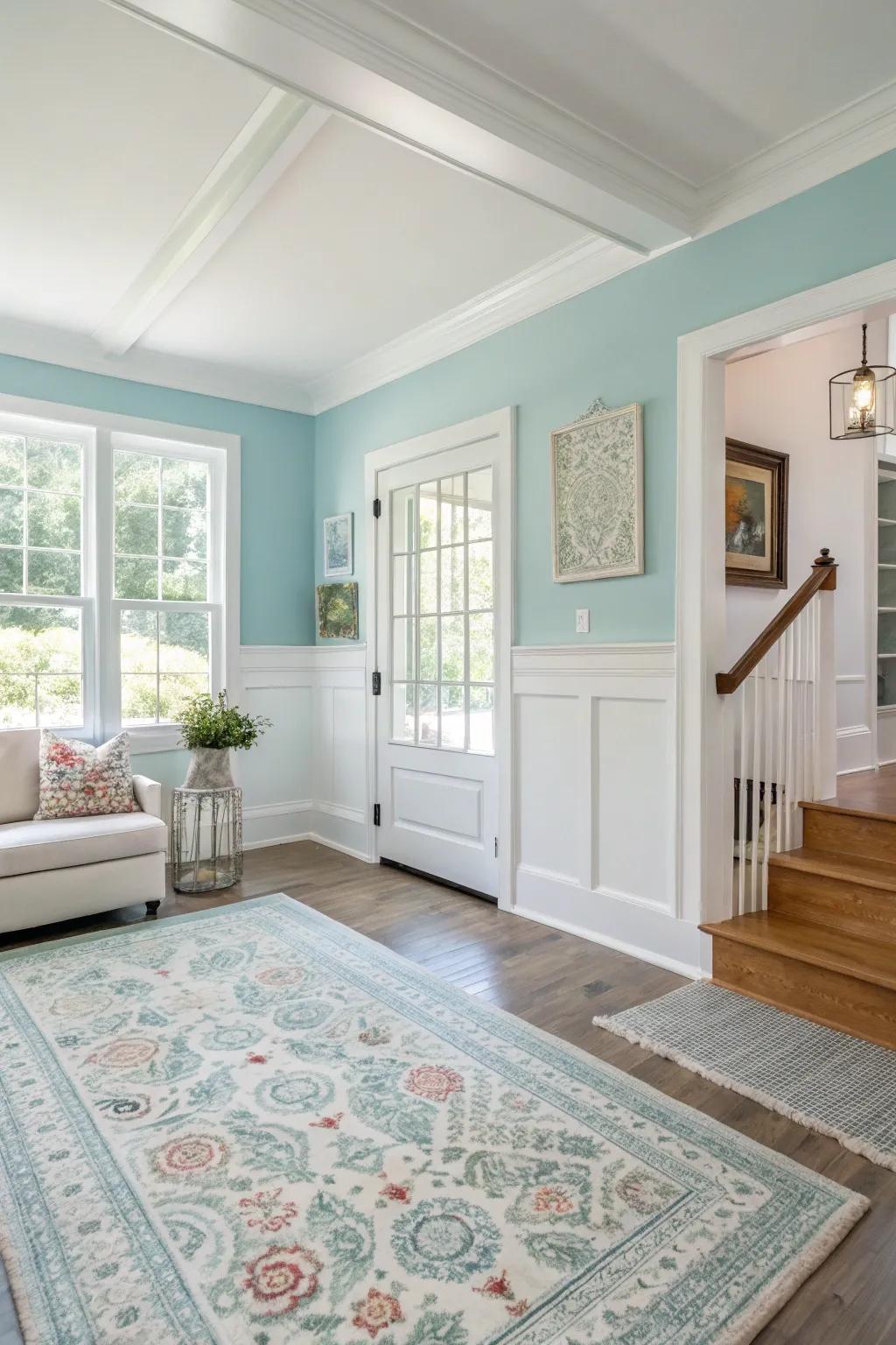 Painted walls that bring new life to a space.