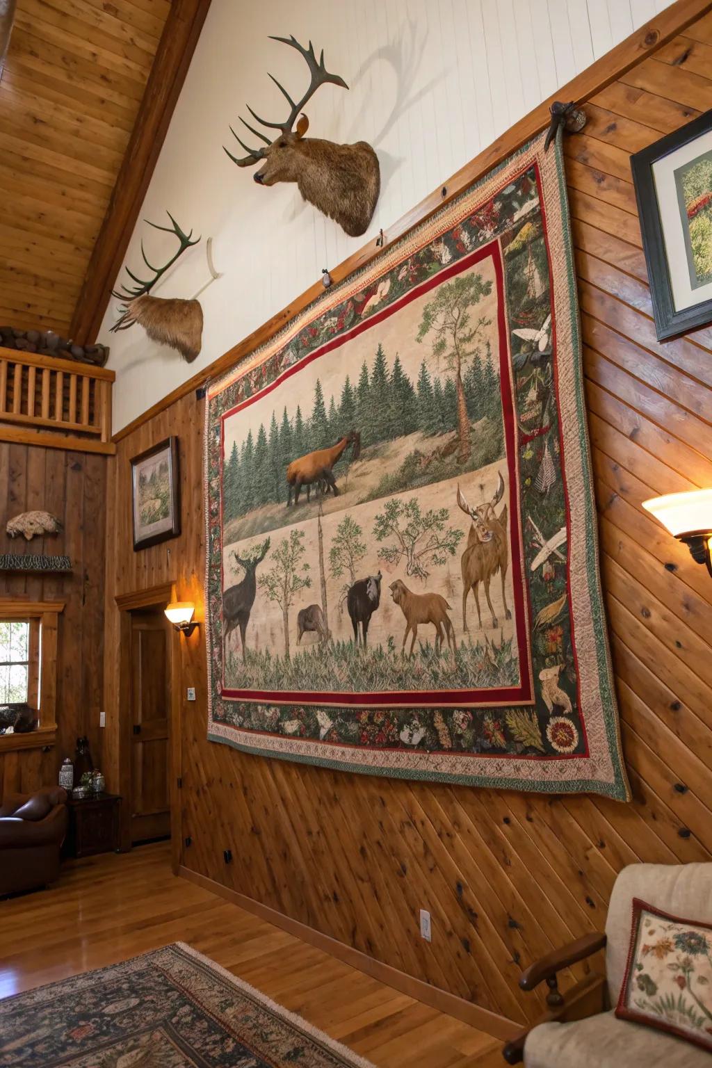 Hangings add texture and visual intrigue to your walls.