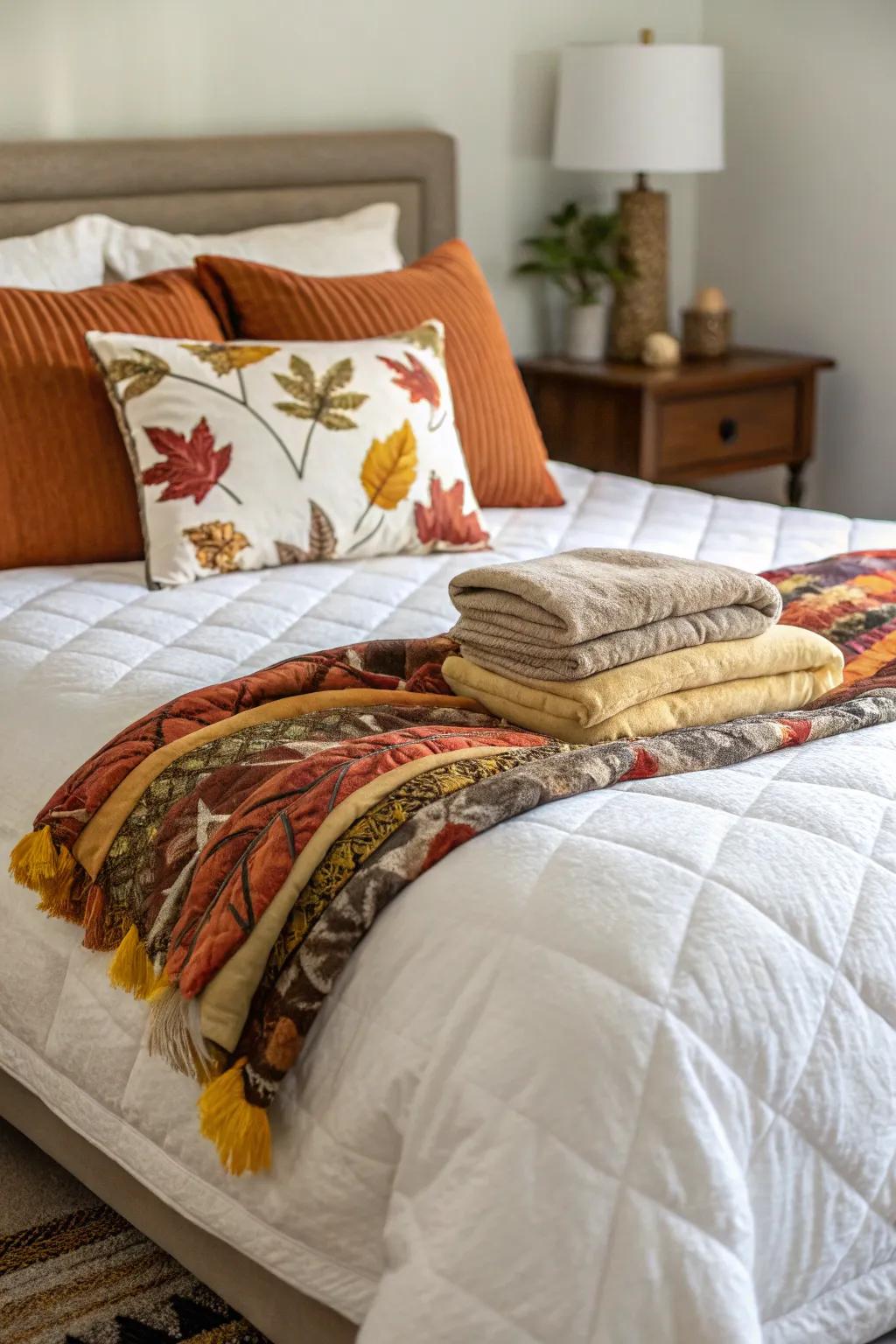 Seasonal touches keep decor lively.
