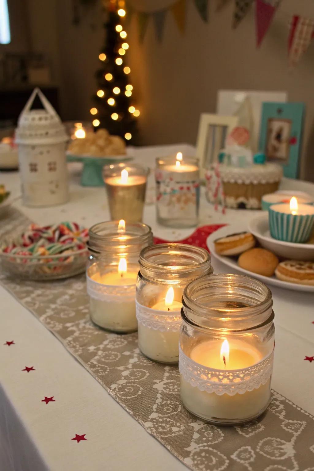 Upcycled decor enriches your party with charm and sustainability.