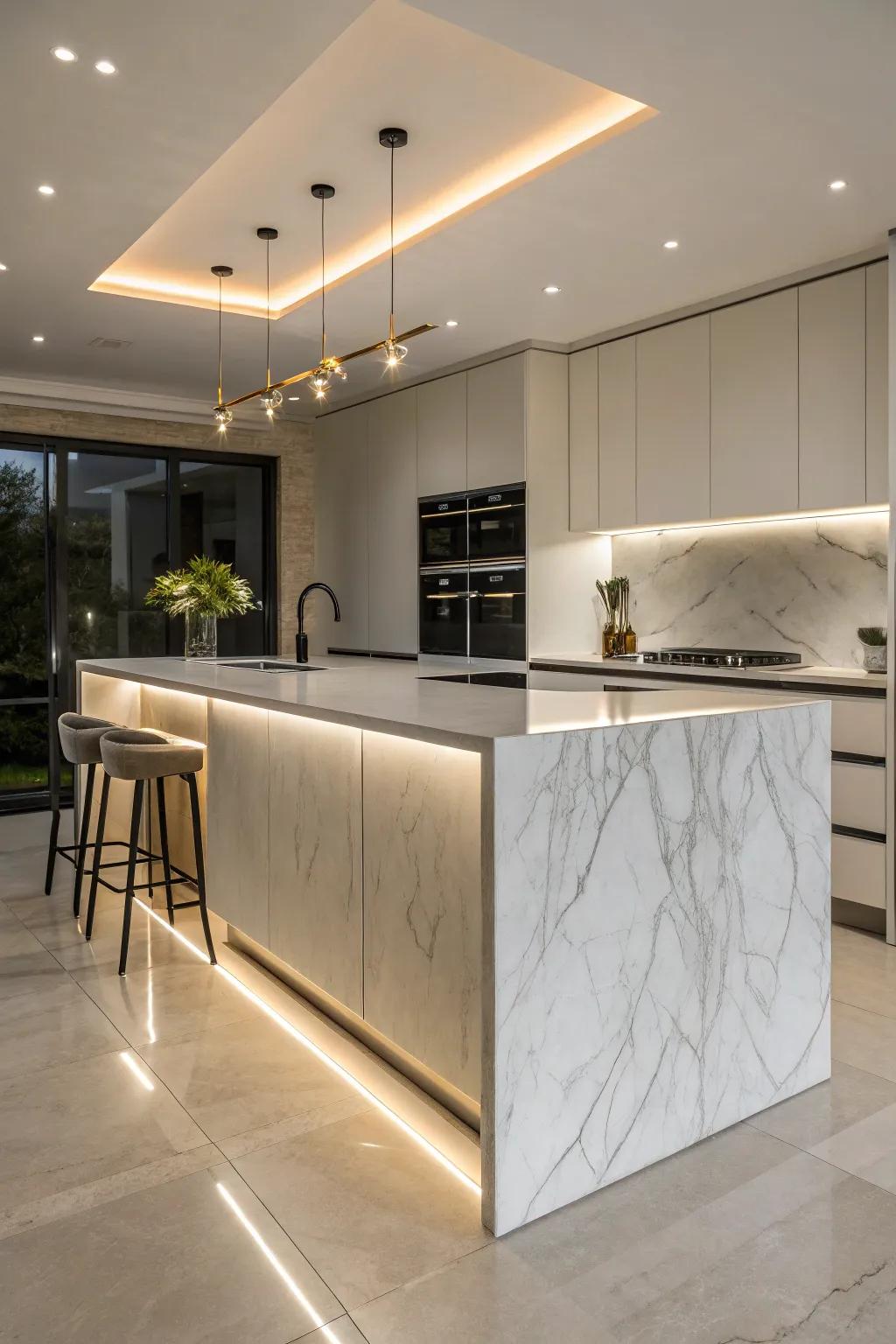 Cascading edge surfaces foster a sophisticated continuity.