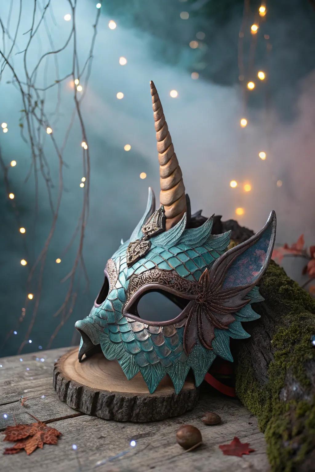 Fantasy-inspired themes fashion a mask straight from a magical realm.