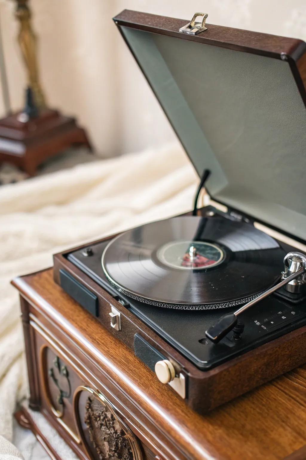 Music for the soul with a sound disk of favorite music.