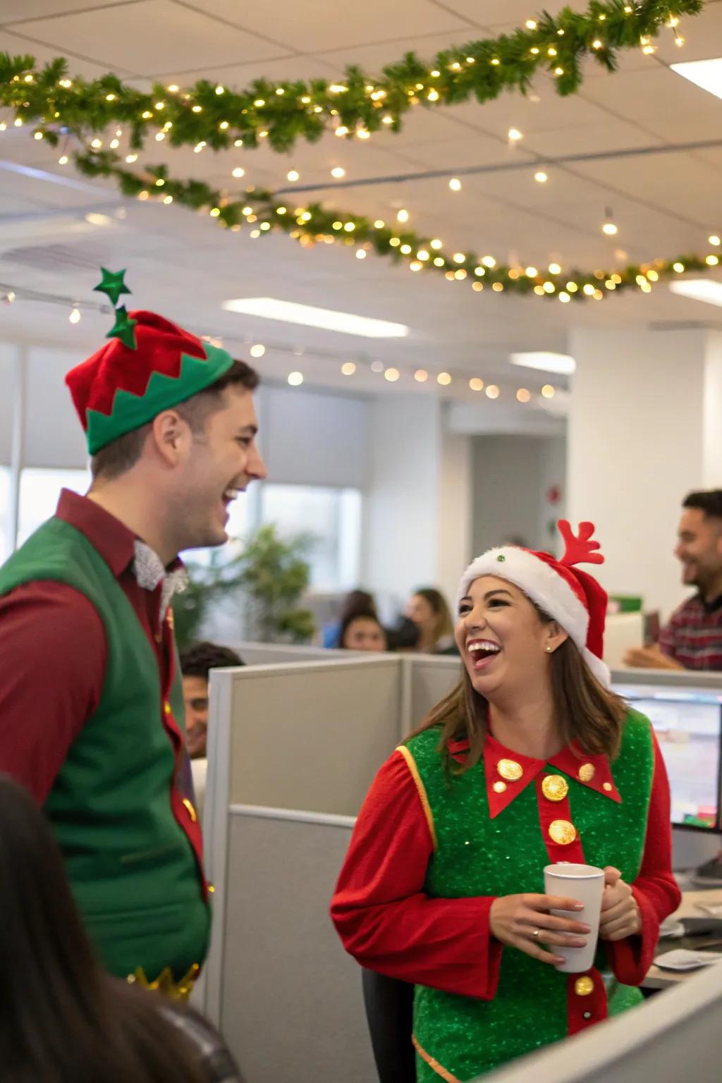 Dress up for enjoyment: holiday costumes spread festive joy.