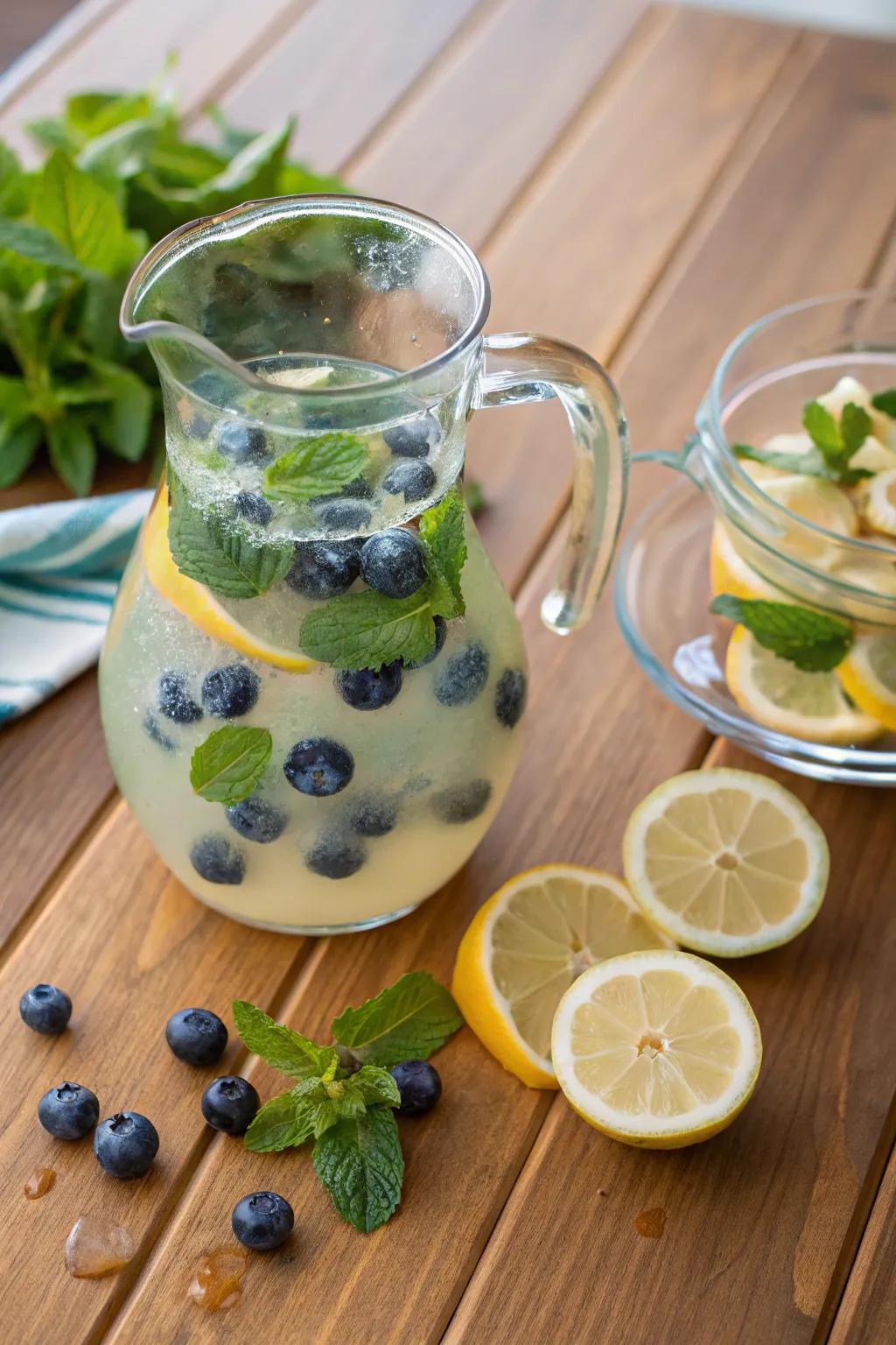 Bog beverage providing a stimulating outdoor refresher.