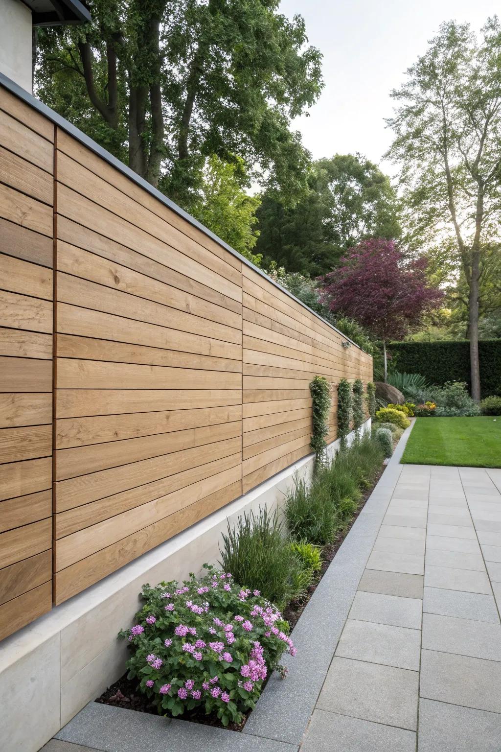 Structural paneling injects sophistication and nuance.