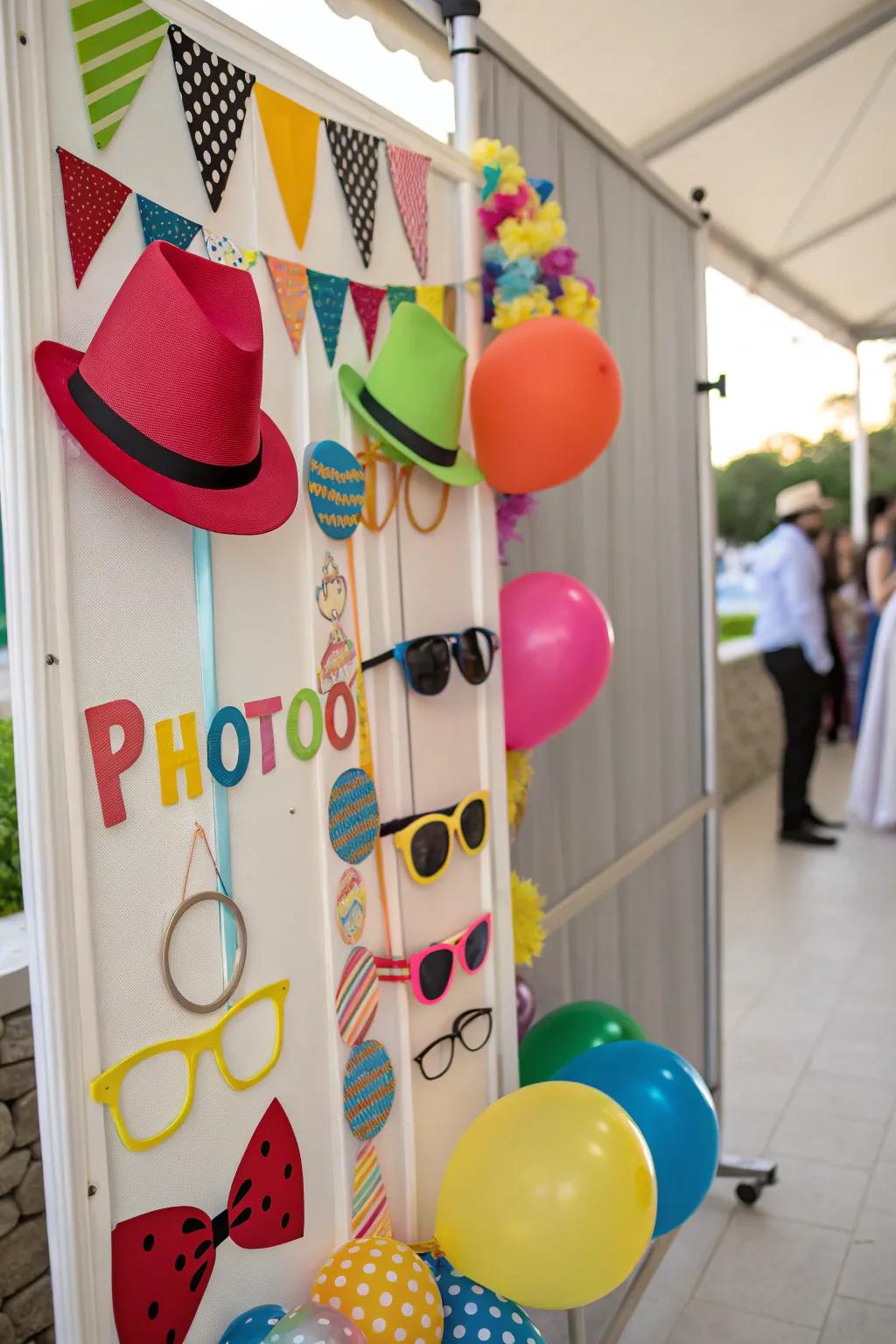 A photo fun spot offers fun and memorable moments.