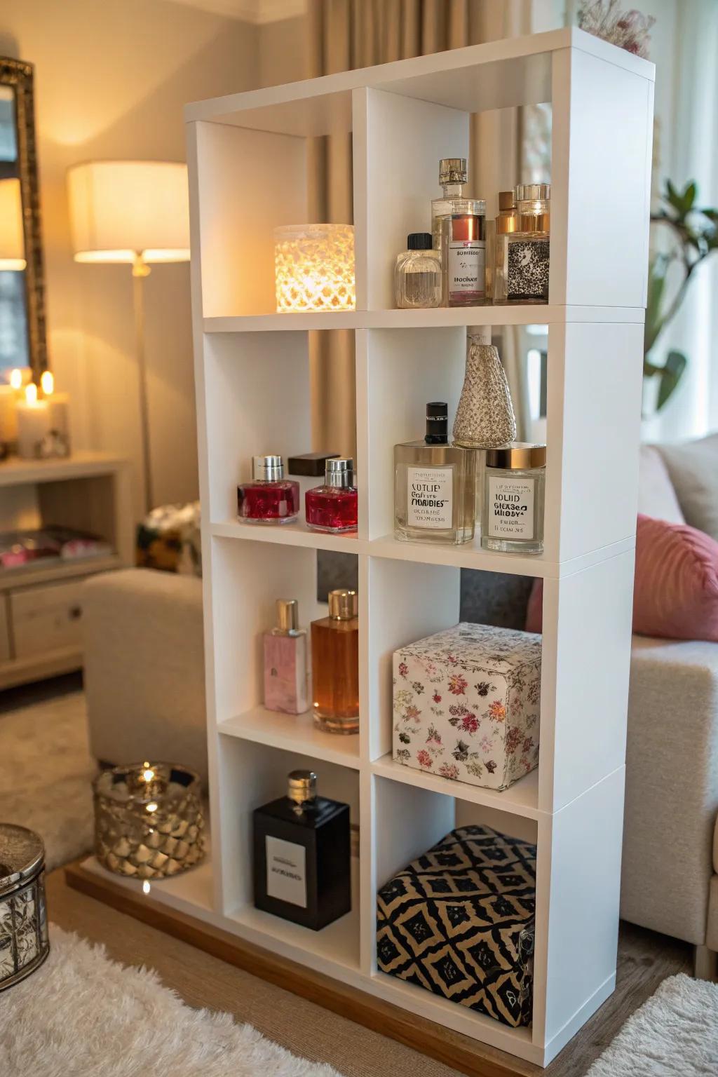 Enclosure ledges provide adaptability and personalization for every collection.