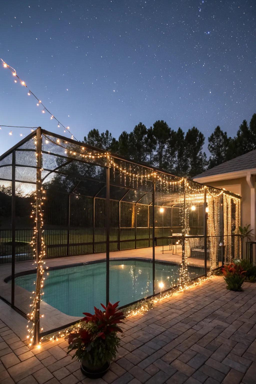 Evergreen festive lights for year-round glee.