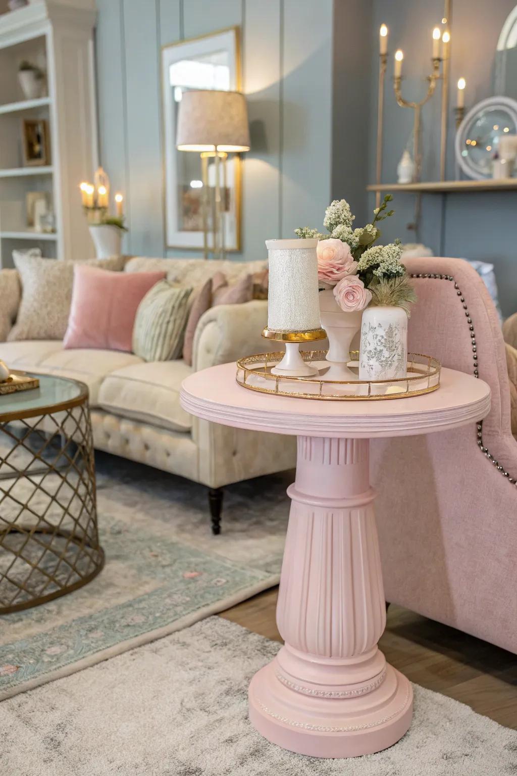 Pastel hues inject a playful yet elegant charm.