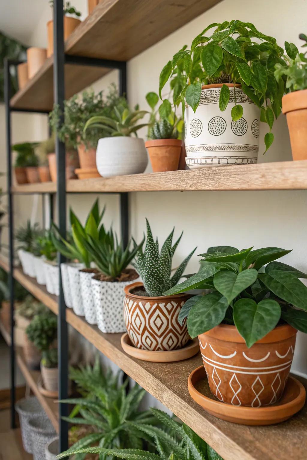 A tactile dialogue unfolds, as contrasting vessel textures engage in a captivating visual interplay.